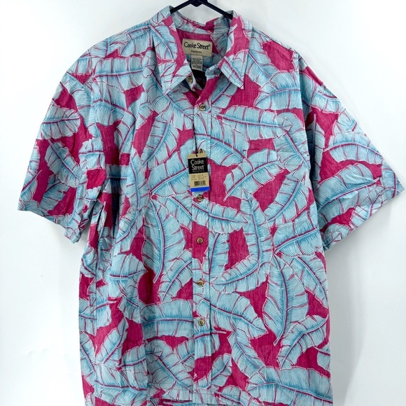 NWT Cooke Street Hawaiian ShortSleeve Button Down Shirt - Picture 1 of 7